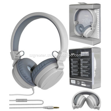 Wired headphone cheap headset foldable headphone